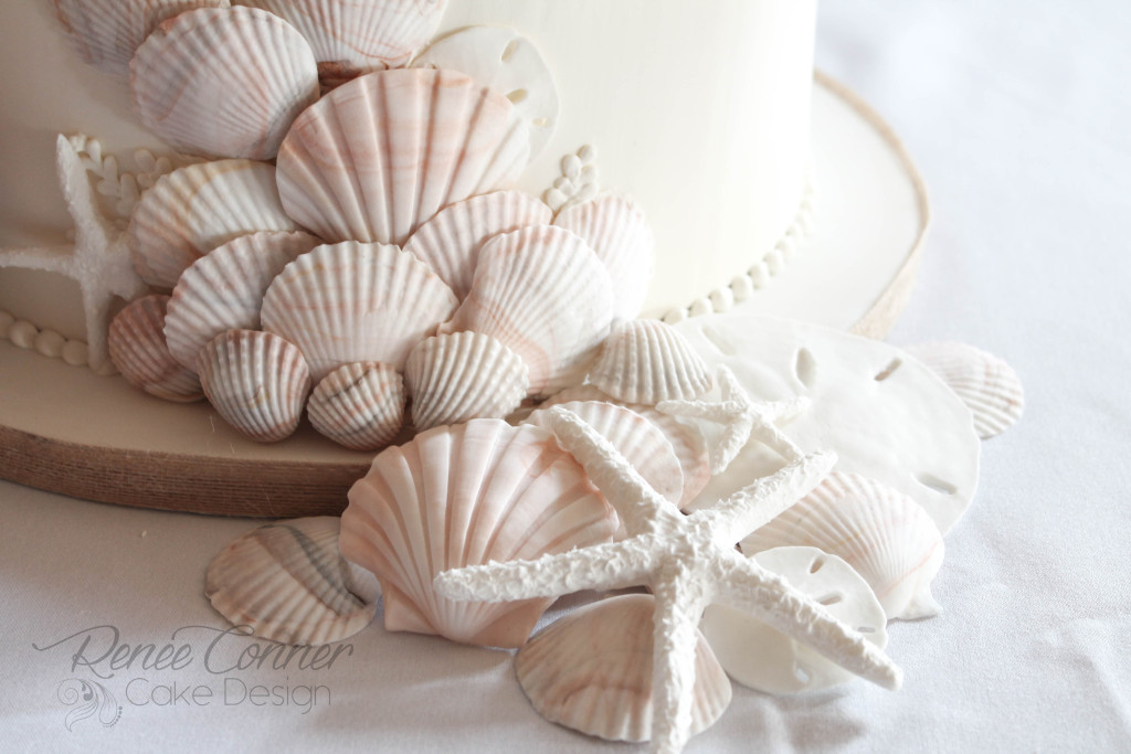 Sea Shell Cascade Cake 